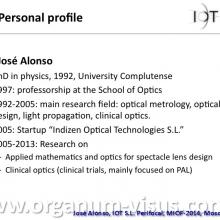 José Alonso. Free form applied to peripheral refraction and myopia control. Perifocal: conference "Horizontal progression lens «Perifocal» & «Anlauf»: modern strategy of spectacle correction". 20th of February 2014, at 14.00, Moscow, Russia. Information partner www.organum-visus.com