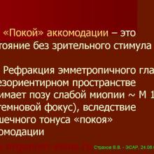 Аккомодация - Страхов В.В.